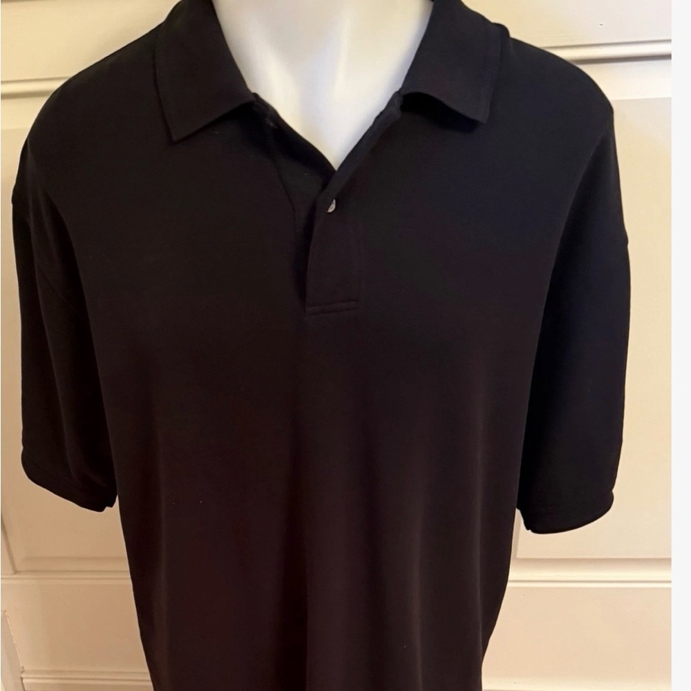 Jos A Bank Travelers Collection Men’s 2XL Golf Polo Shirt Black Cotton